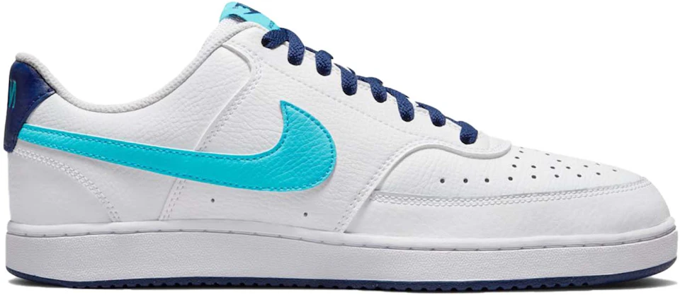 Nike Court Vision White Blue Void Turquoise - ES