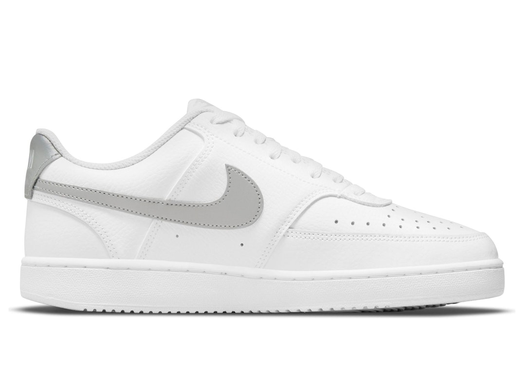 Pre-owned Nike Court Vision Low White Grey (women's) In White/wolf Grey