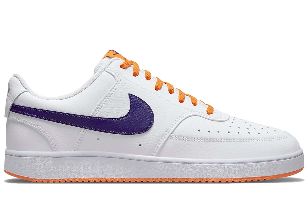 Pre-owned Nike Court Vision Low White Light Curry Electric Purple In White/light Curry/electric Purple