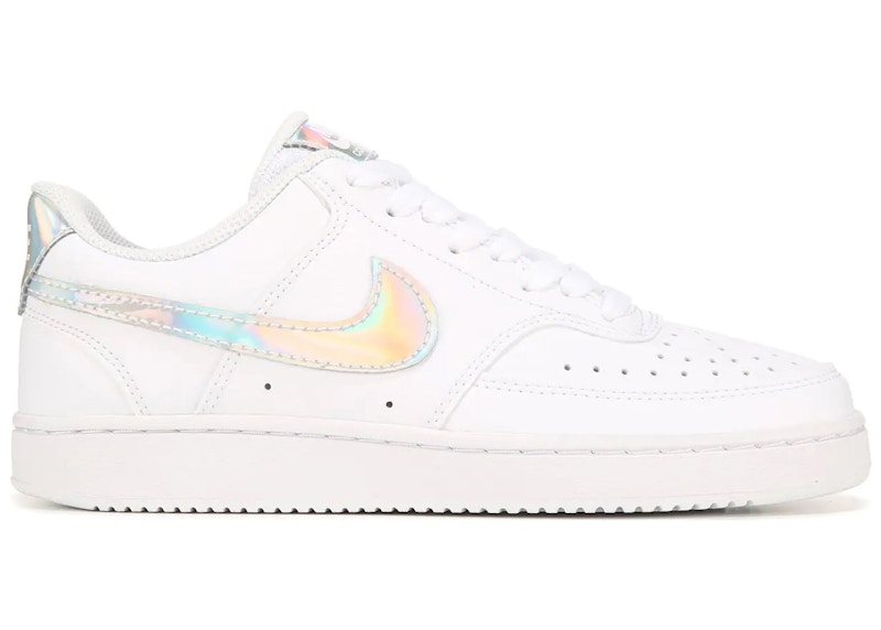 women's nike court vision low iridescent sneakers