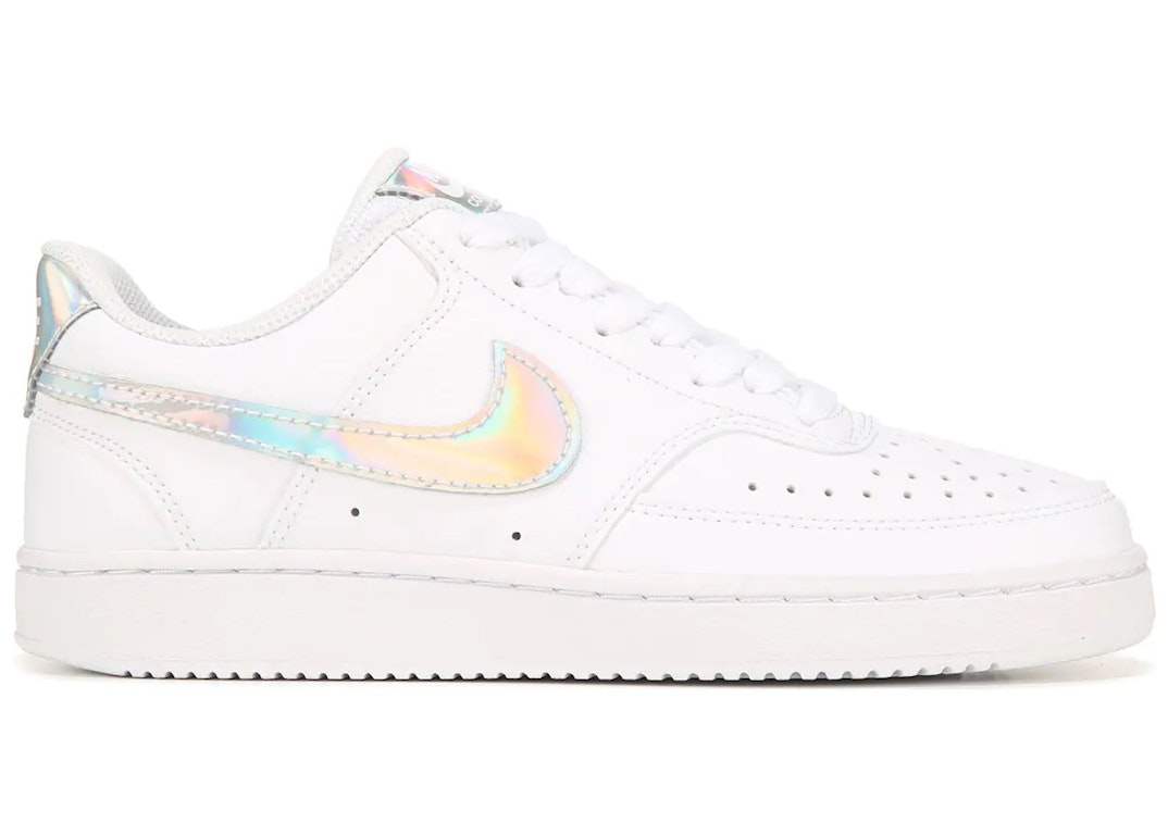 Pre-owned Nike Court Vision Low White Multi (women's) In White/multi-color/black