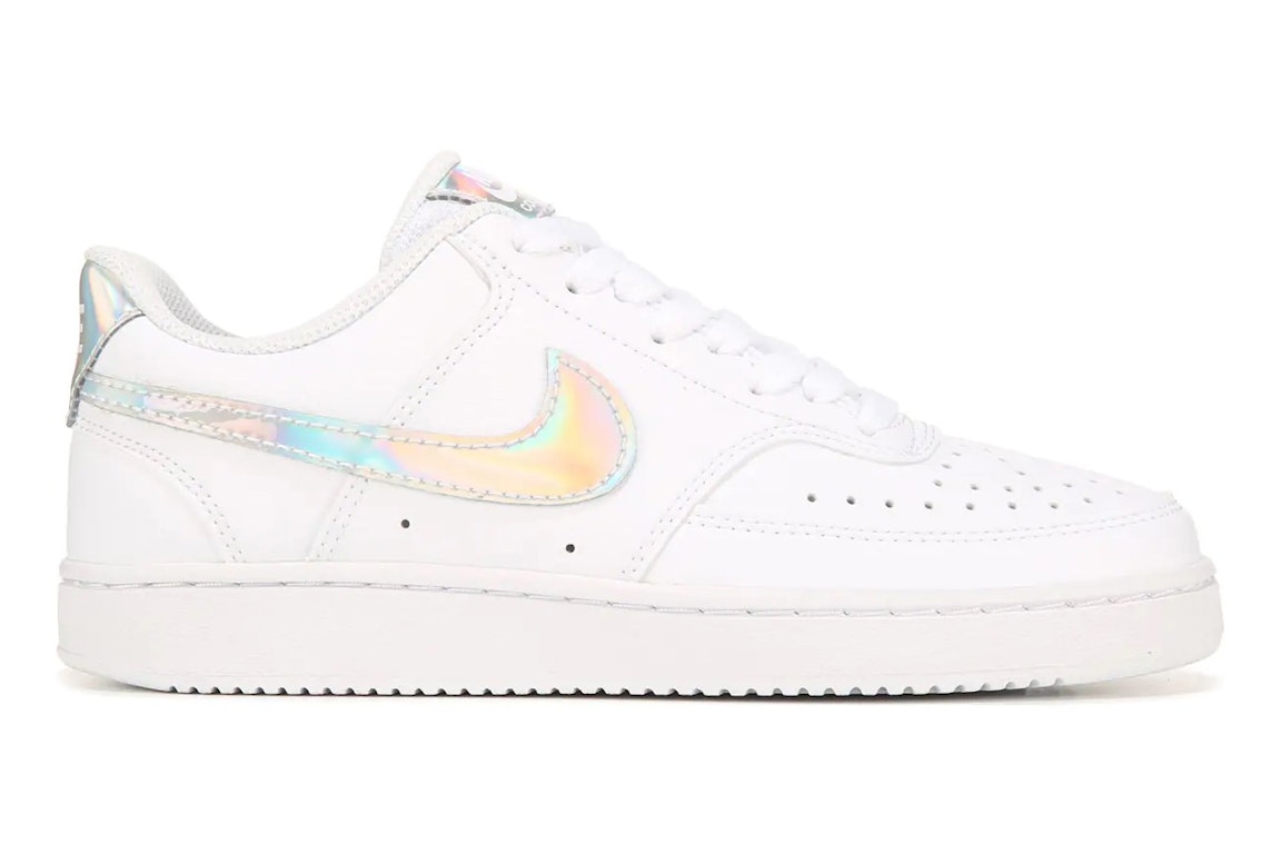 Pre-owned Nike Court Vision Low White Multi (women's) In White/multi-color/black