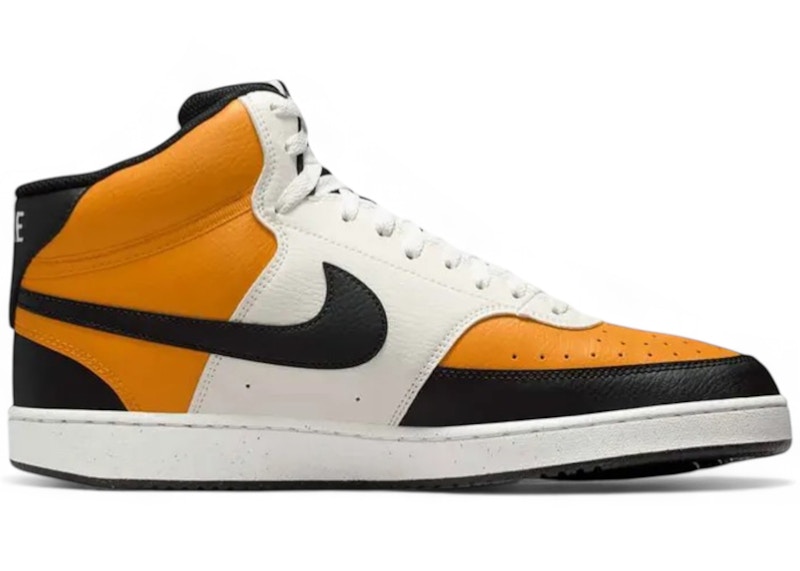 Men's Nike Court Vision Mid Next Nature Sneakers in Gold Leaf/Sail/Black