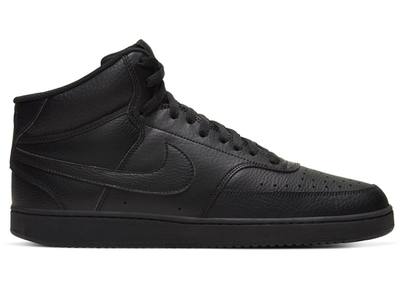 nike court vision mid black