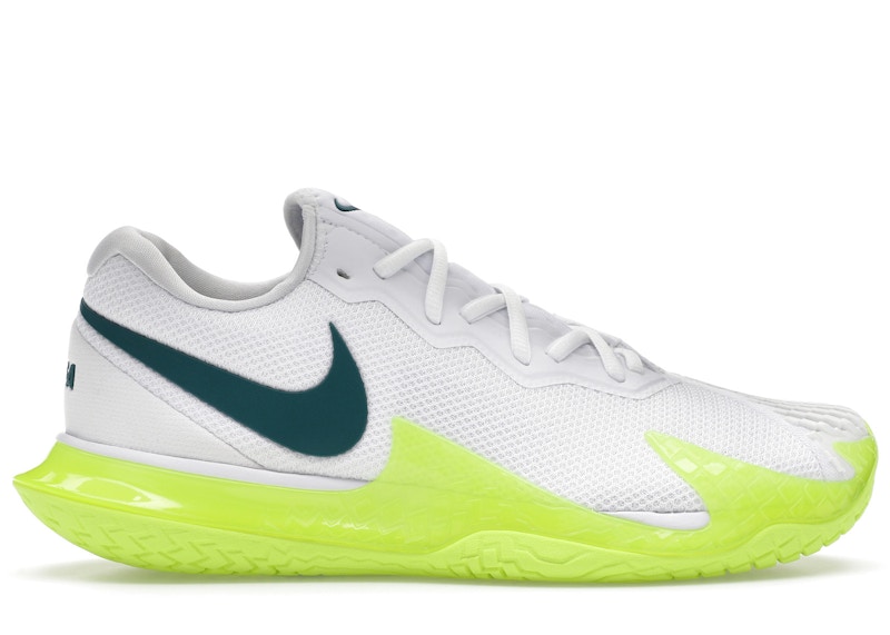 Nike Court Zoom Vapor Cage 4 Rafa White Volt Geode Teal