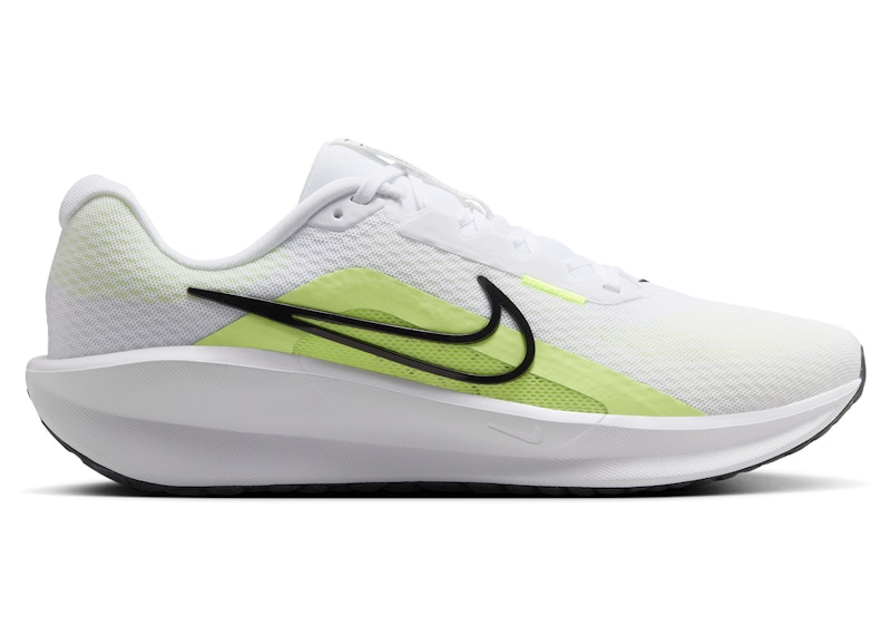 Pre-owned Nike Men's Downshifter 13 Black Sneakers In White/light Lemon Twist/volt In Multi