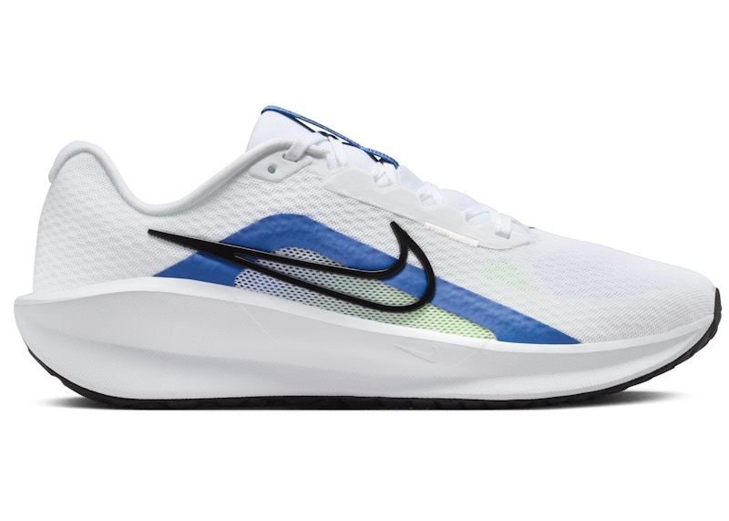 Nike Downshifter 13 White Star Blue Green Strike Black Men's