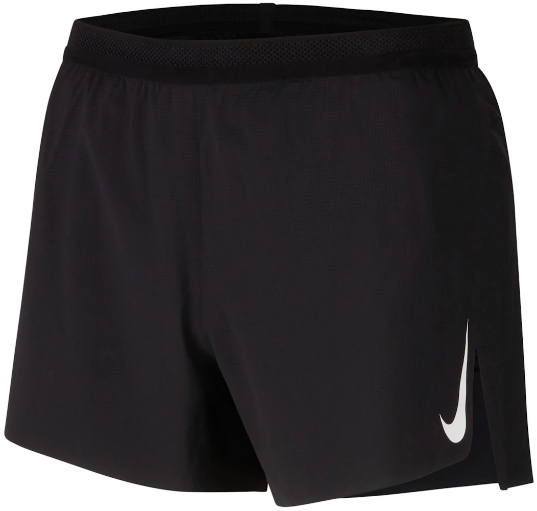NIKE Nike AeroSwift Men's 4 Running Shorts, Black Men's Athletic Shorts