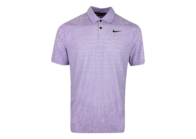 Nike dri fit polo purple best sale