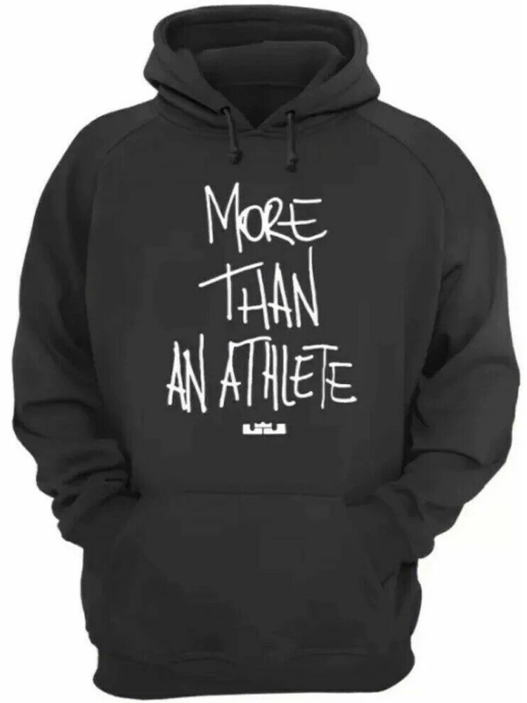 cebolla varonil Tranvía Nike Dri-Fit LeBron James More Than An Athlete Hoodie Black Men's - US