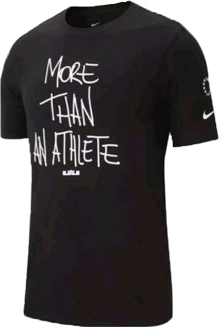 Coro grano Ambos Nike Dri-Fit LeBron James More Than an Athlete Tee Black - ES