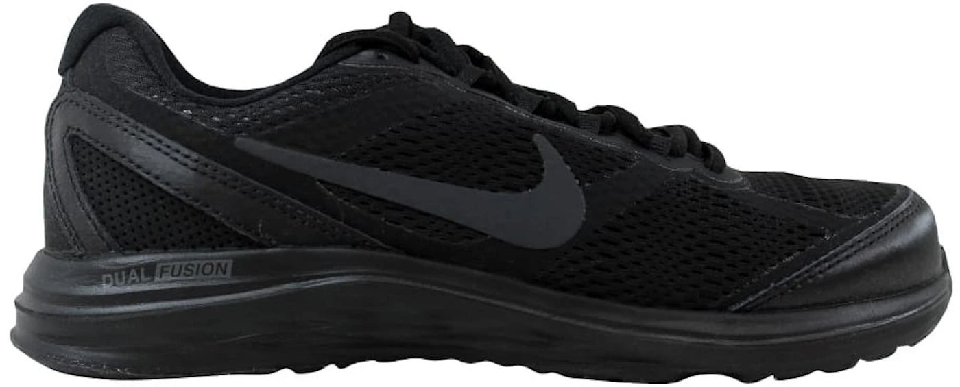 Nike Dual Fusion Run 3 Black/Black-Anthracite - 653594-020 - US