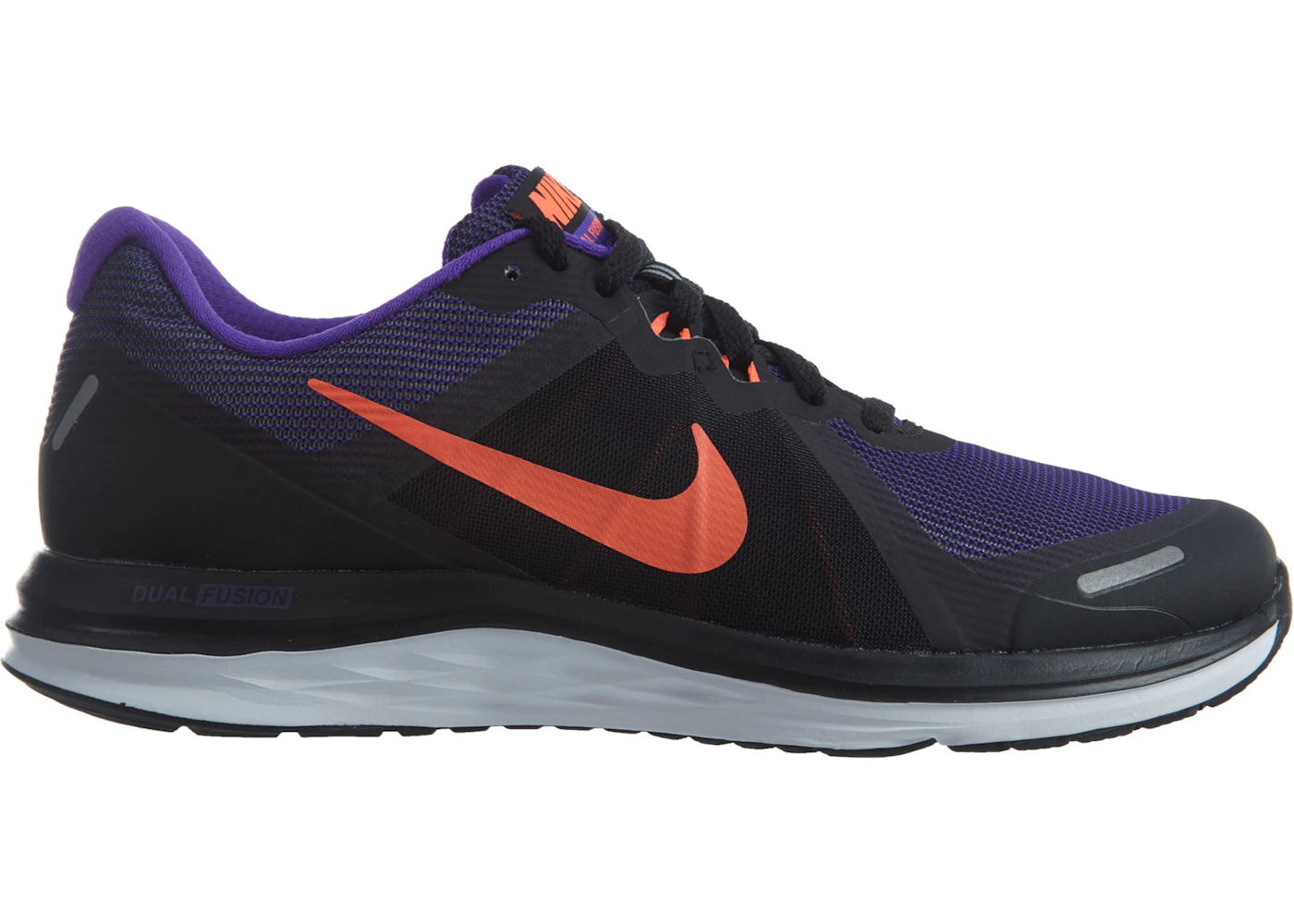 Nike Dual Fusion X2 Black Hyper Orange (Women's) - 819318-005 - US