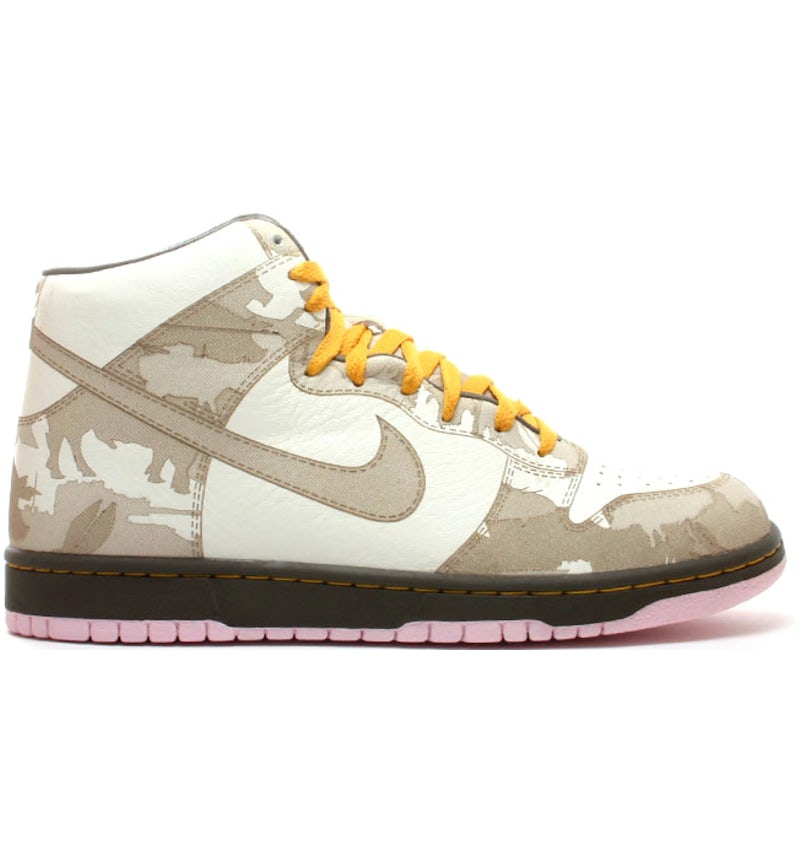 Nike Dunk High Piece White Khaki Pink Ice Men's 311612-121 GB