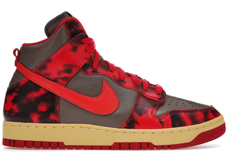 Nike Dunk High 1985 Red Acid Wash Men's - DD9404-600 - US