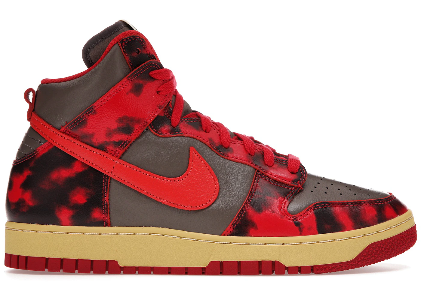 Dunk High Dunk Gialle E Rosse Nike Sneakers Alte Dunk University