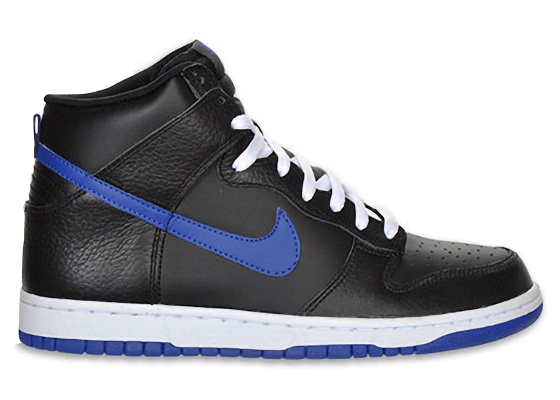 Nike Dunk High Negro Old Azul real Blanco Hombre 317982 046 MX