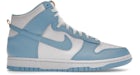 Nike Dunk High en azul claro