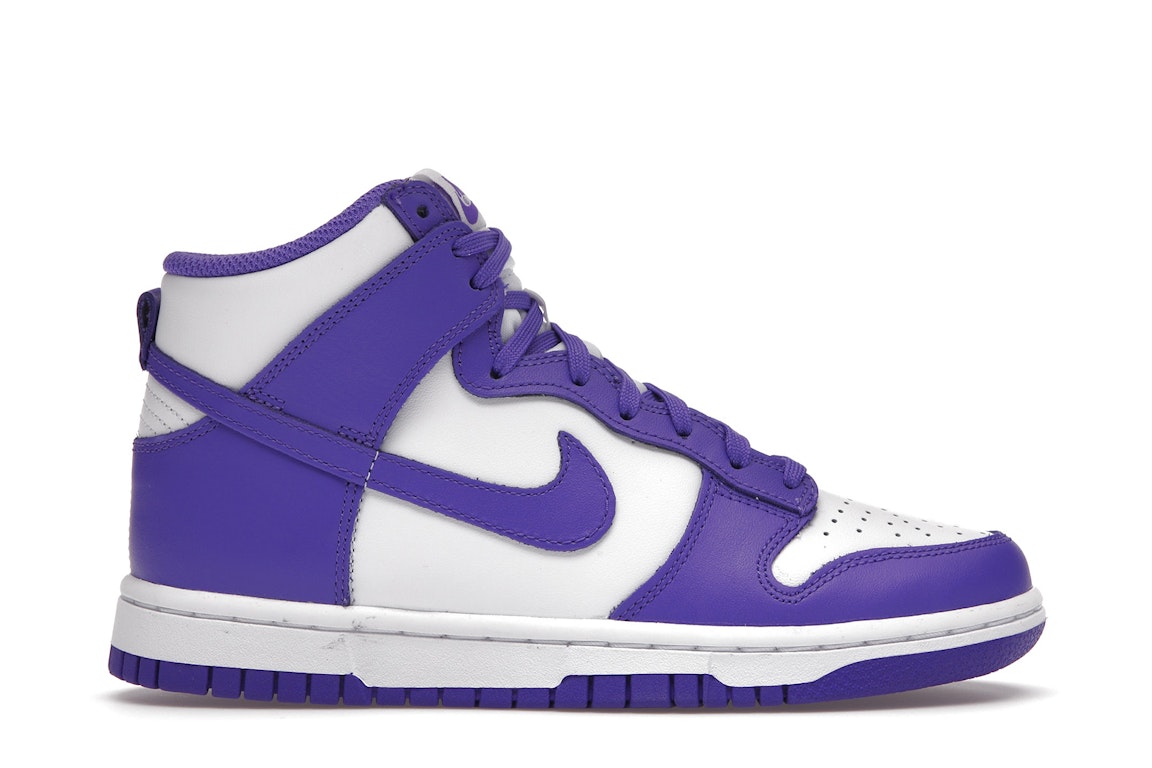Pre-owned Nike Dunk High Psychic Purple (women's) In White/psychic Purple