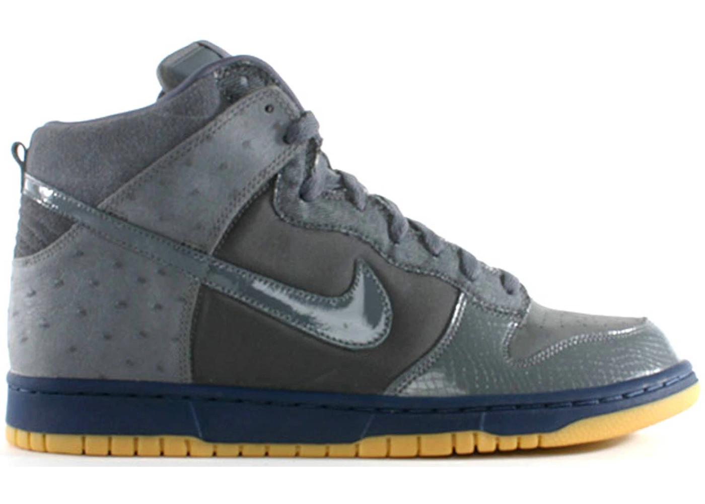 Nike Dunk High Deluxe Ostrich Light Graphite Men's - 312032-001 - US