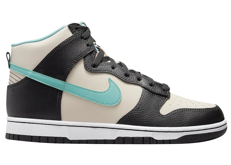 Nike Dunk High EMB Beige Black Washed Teal Men's - DO9455-200