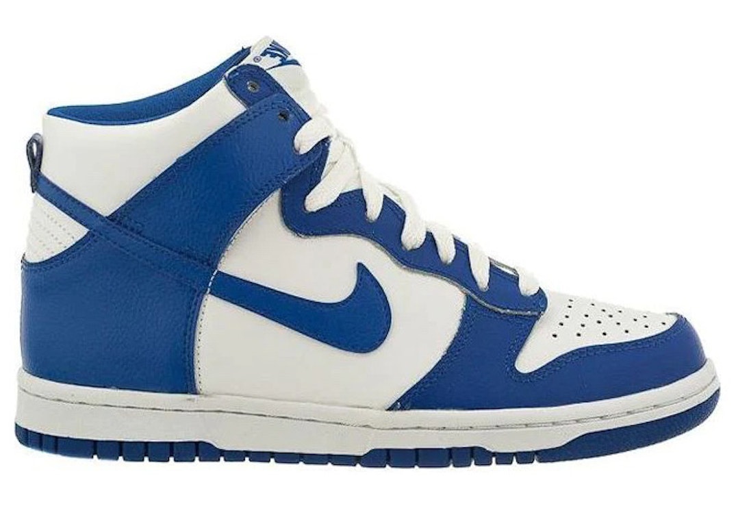 Pre-owned Nike Dunk High Kentucky (2016) (gs) In White/game Royal
