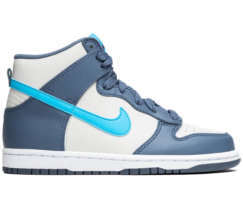 Nike Dunk High Light Bone Diffused Blue (PS) Kids' - DD2314-006 - US