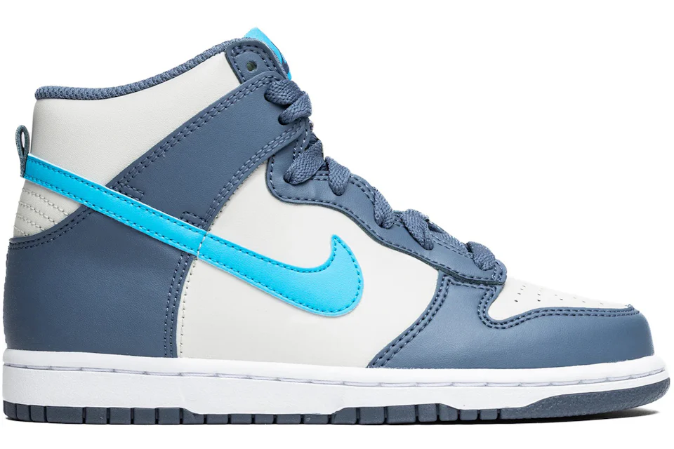 Nike Dunk High Light Bone Diffused Blue (PS) Kids' - DD2314-006 - US