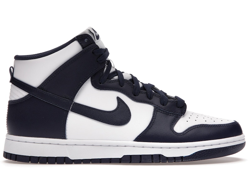 navy blue nike dunks