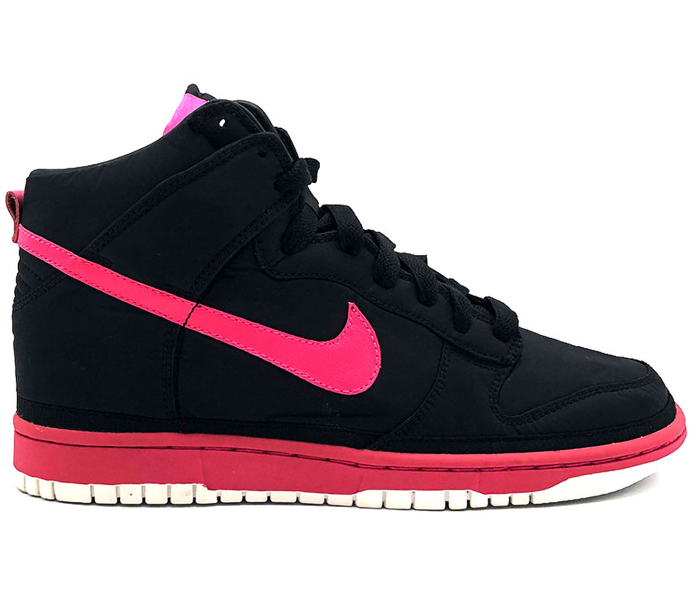 Nike Dunk High Nylon Premium Black Vivid Pink メンズ - 354713-061 - JP