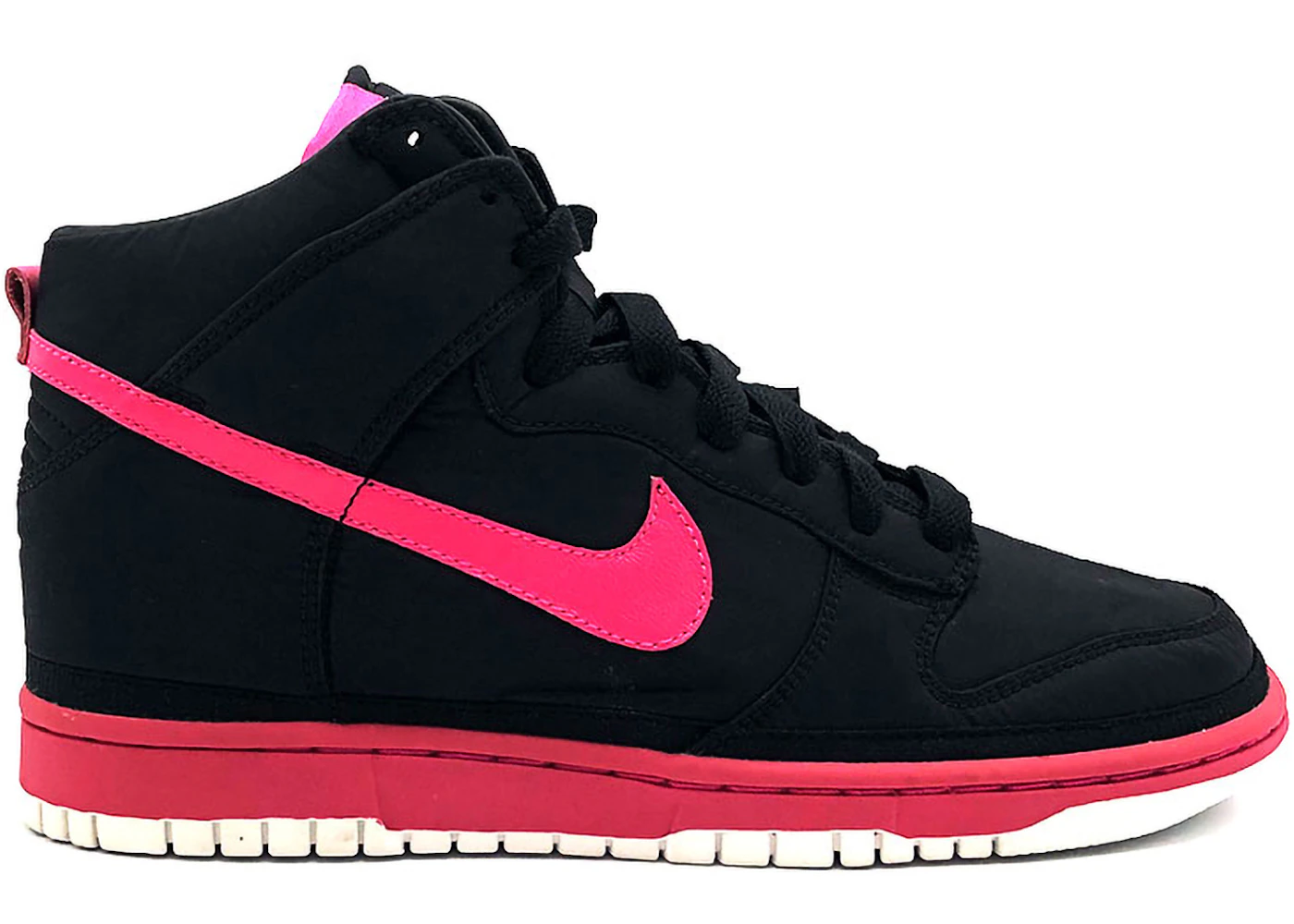 Nike Dunk High Nylon Premium Black Vivid Pink Men's 354713-061 US