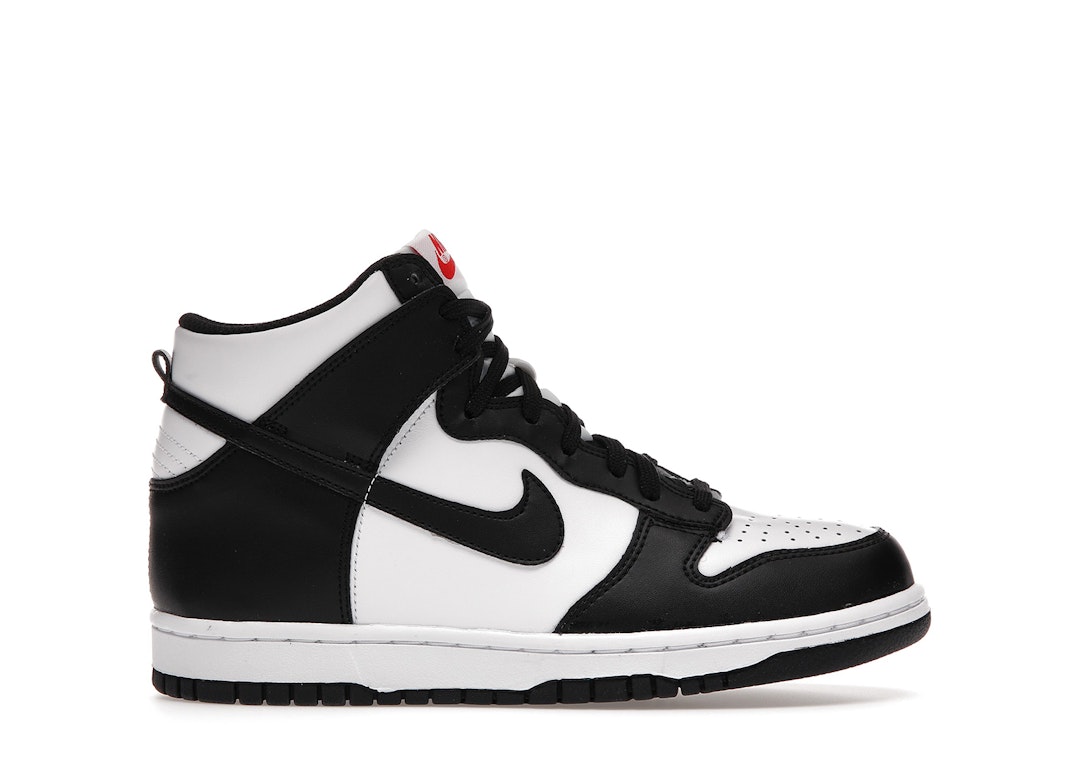 Pre-owned Nike Dunk High Panda (2021) (gs) In White/black-university Red