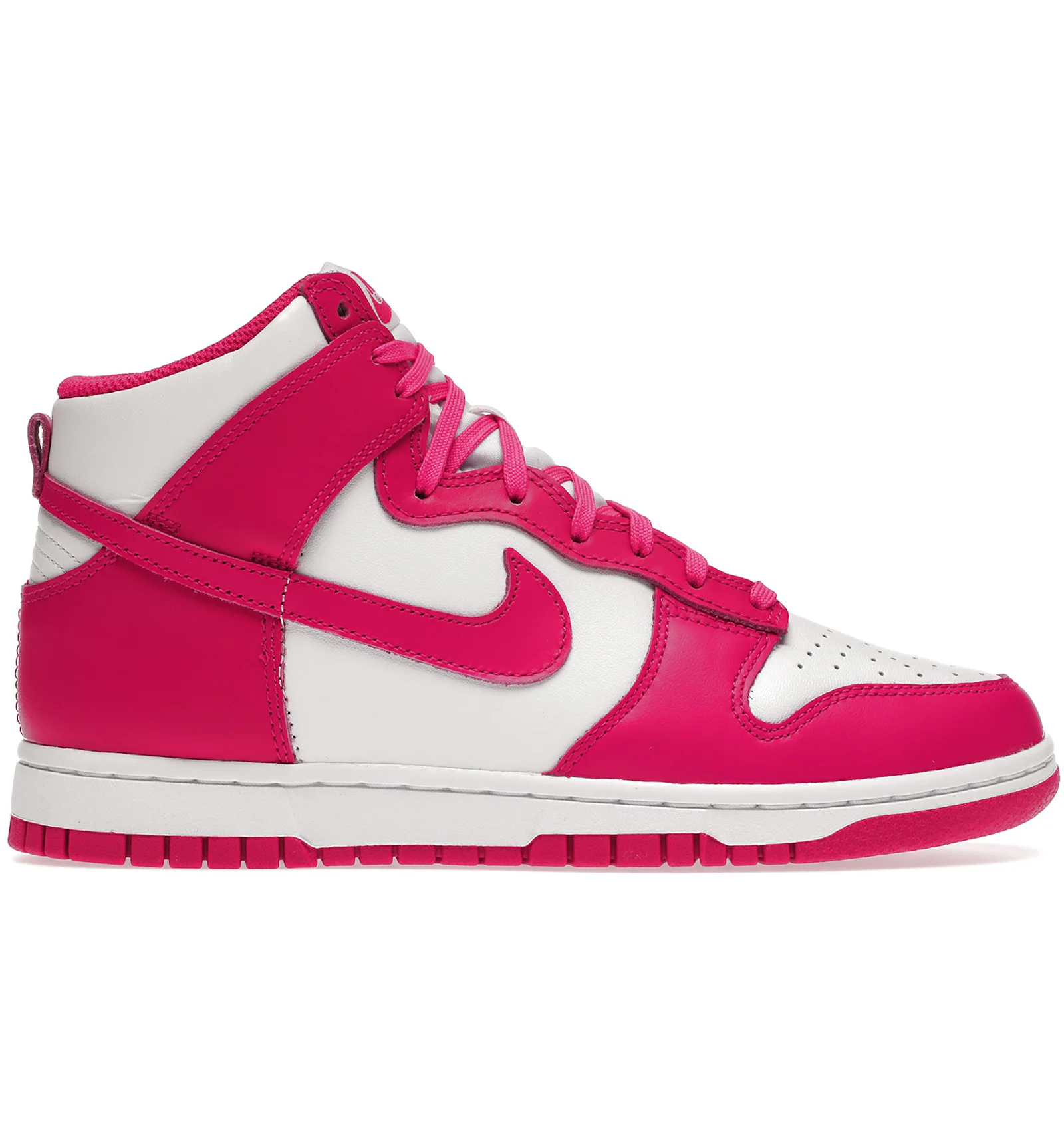 Pink and white dunks high Clearance