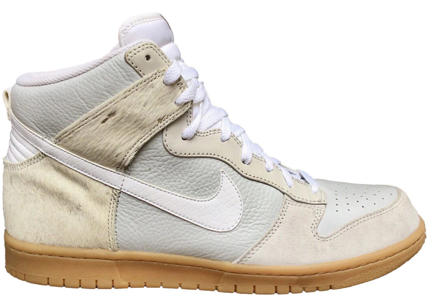 Nike Dunk High Premium Neutral Grey White Men's - 317892-011 - US