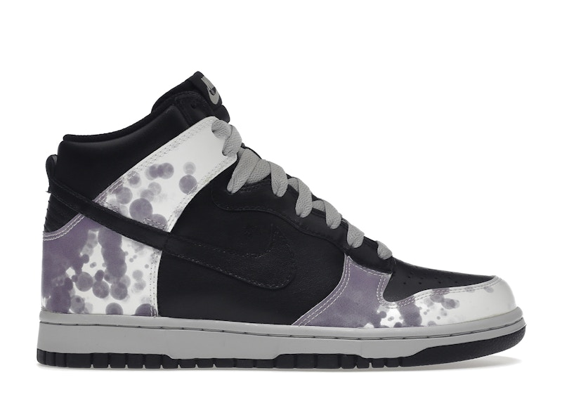 Nike Dunk High Splatter Black White Purple (Women's)