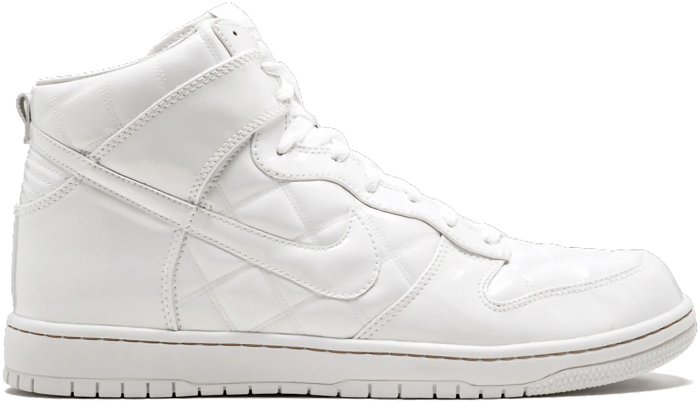 Nike Dunk High Supreme Olympic Octagon Quilted Patent White Men's ...