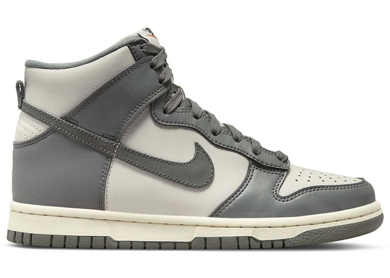 stockx nike dunk high football grey