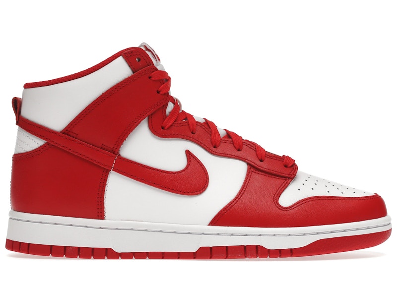 Nike DunkHigh Championship White and Red