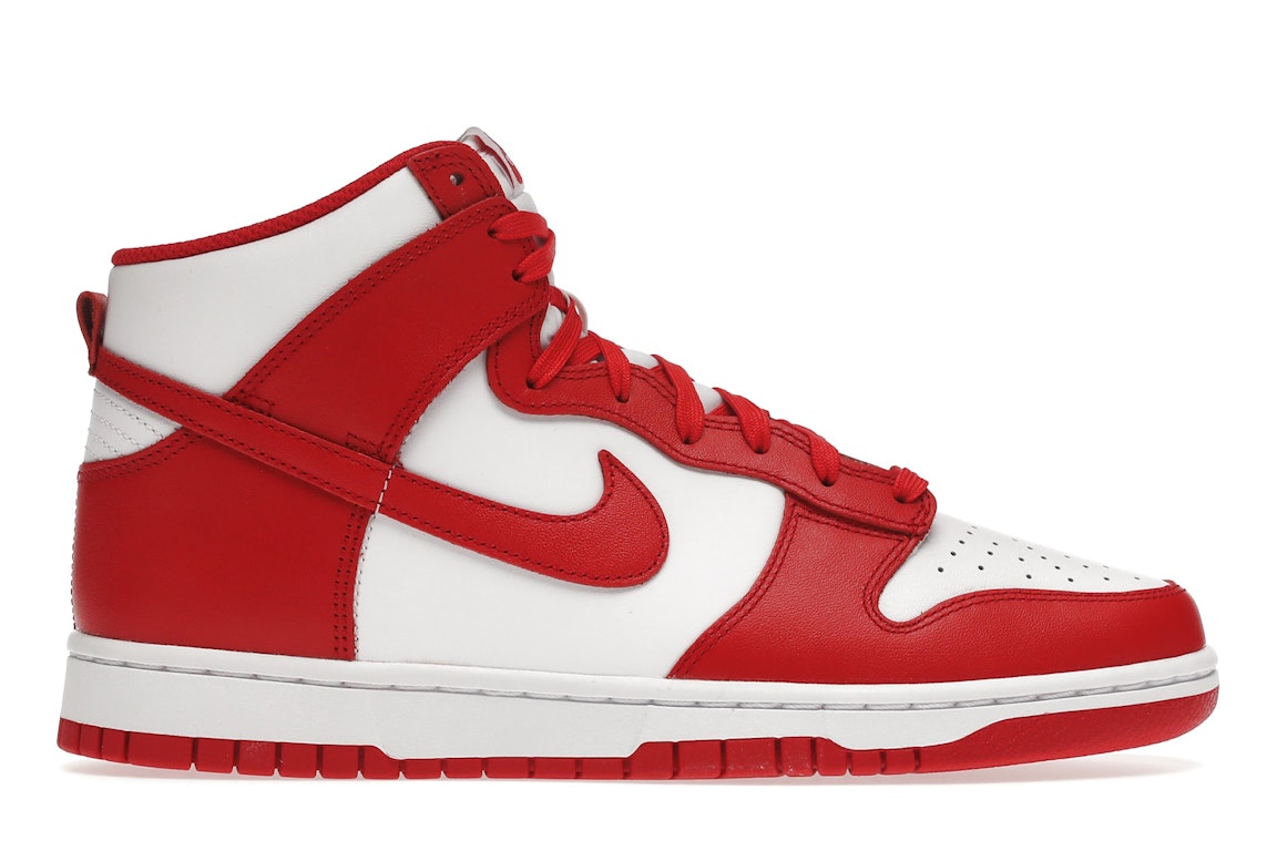 Pre-owned Nike Dunk High Championship White Red In White/university Red