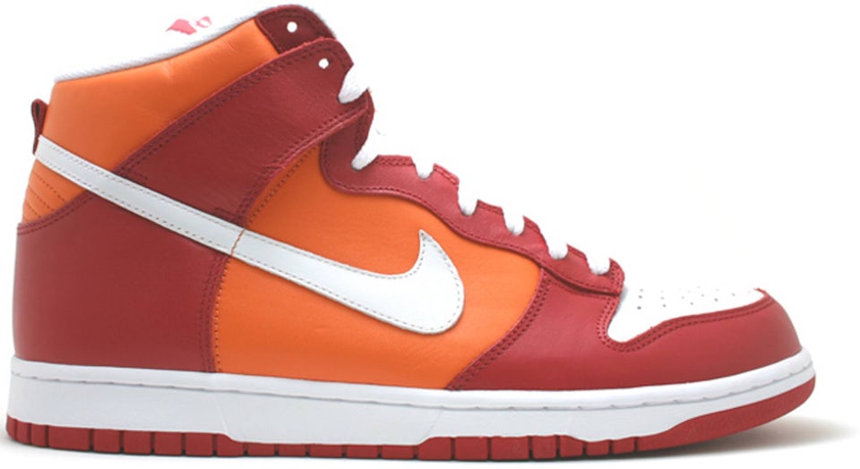 Nike Dunk High Varsity Red Orange Blaze メンズ - 309432-612 - JP