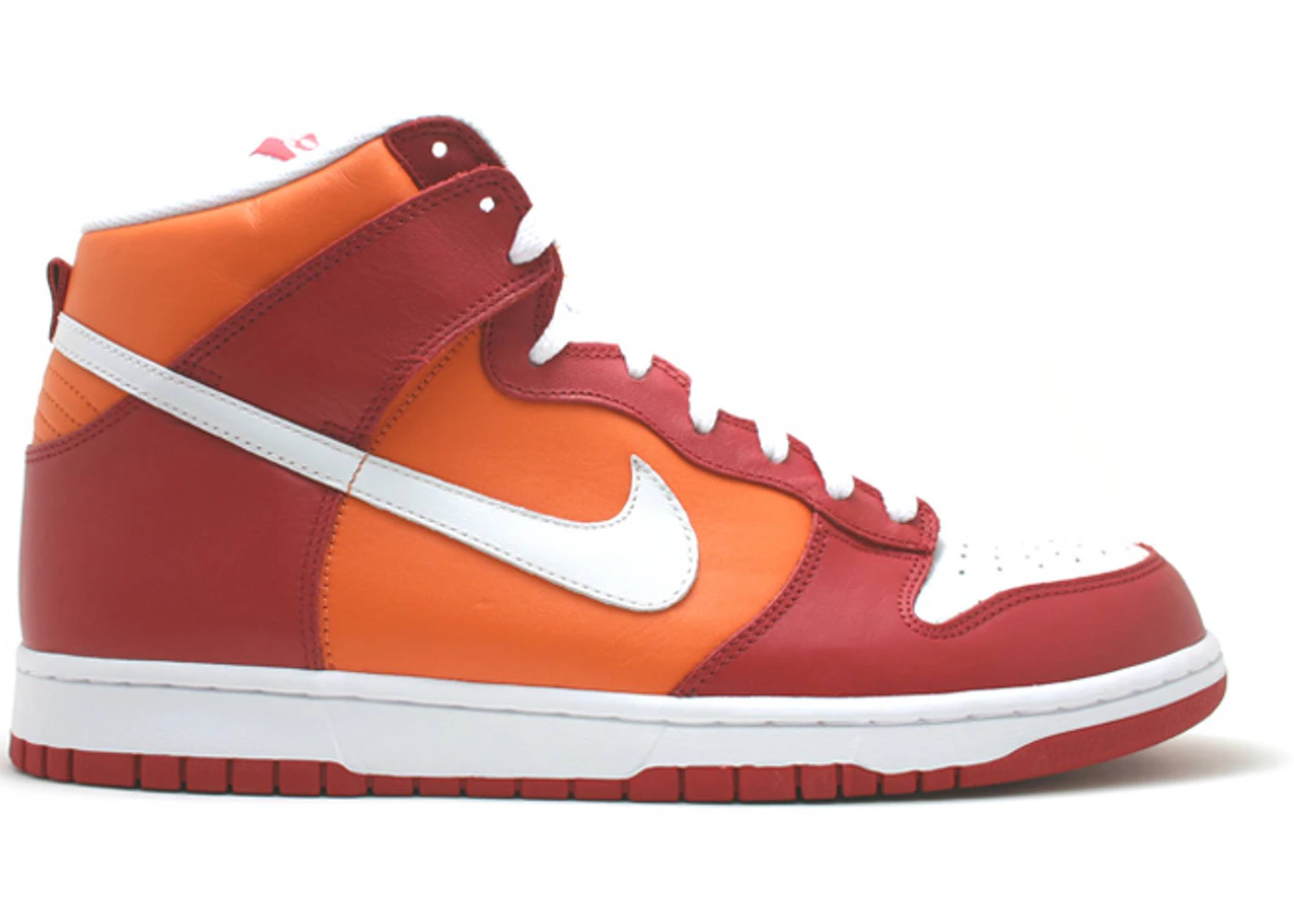 Nike Dunk High Varsity Red Orange Blaze Men's - 309432-612 - US