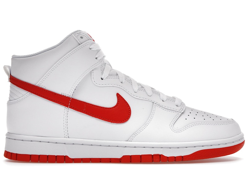 Nike Dunk High White Picante Red Men's - DV0828-100 - US