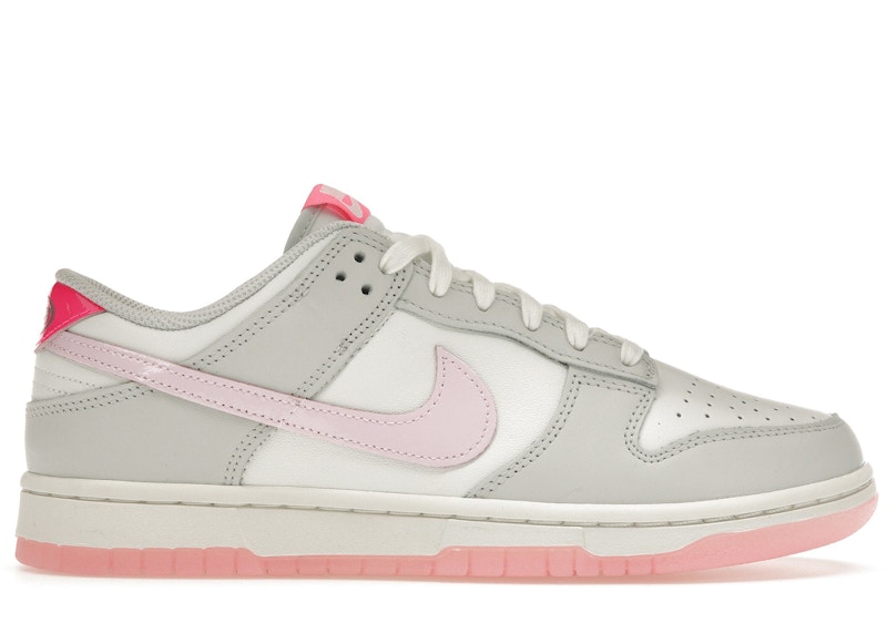 nike dunk low white pink