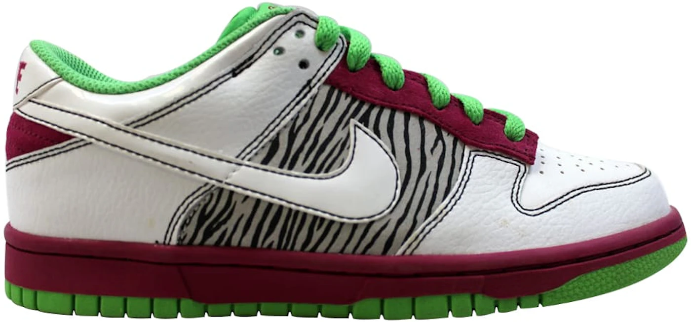 Fracaso adolescente Caballero Nike Dunk Low 6.0 Rave Pink/White-Mean Green (Women's) - 314141-611 - ES
