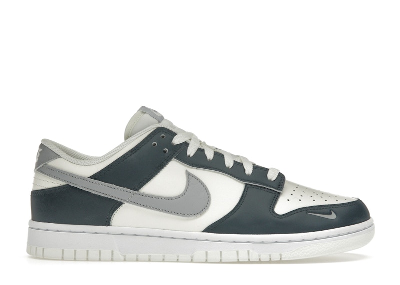 Pre-owned Nike Dunk Low (women's) Sneakers In Sail/white/armoury Navy Blue