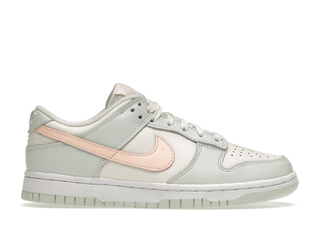 Pre-owned Nike Dunk Low Barely Green (women's) In Barely Green/peach/white-barely Green