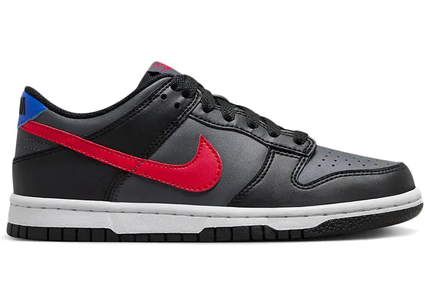 Nike Dunk Low Black Racer Blue University Red (GS) - FV0373-001 - US