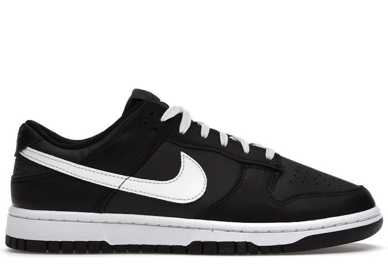 black and white low dunks