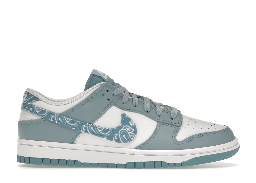 Pre-owned Nike Dunk Low Essential Paisley Pack Worn Blue (women's) In White/worn Blue-white