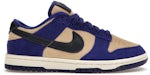 Nike Dunk LX basse daim coloris bleu (femme)